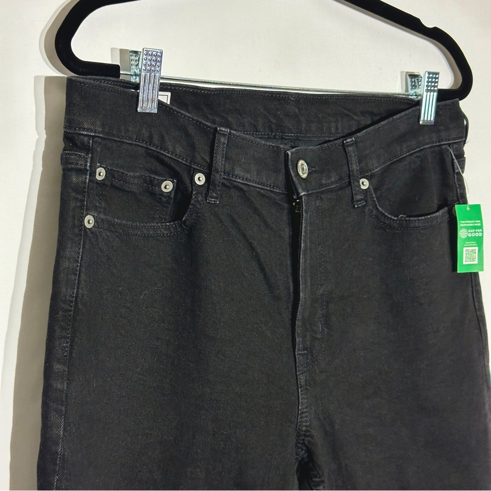 NWT Gap Black Womens Jeans 30 / 10R Vintage Slim Mid Rise